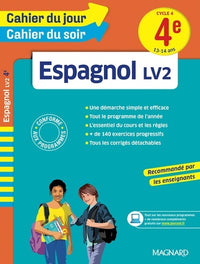 Cahier du jour/Cahier du soir Espagnol 4e