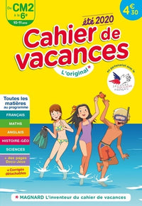 Cahier de vacances 2020 du CM2 vers 6e 10-11 ans