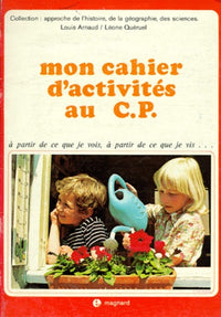 Mon cahier d'activités, cahier CP