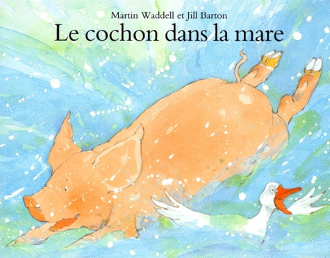 Un cochon dans la mare