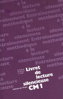 Lecture silencieuse CM1 Livret textes