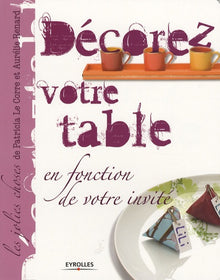 Décorez votre table : En fonction de votre invité