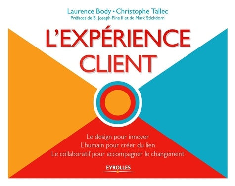 L'expérience client: Le design pour innover - L'humain pour créer du lien - Le collaboratif pour accompagner le changement.