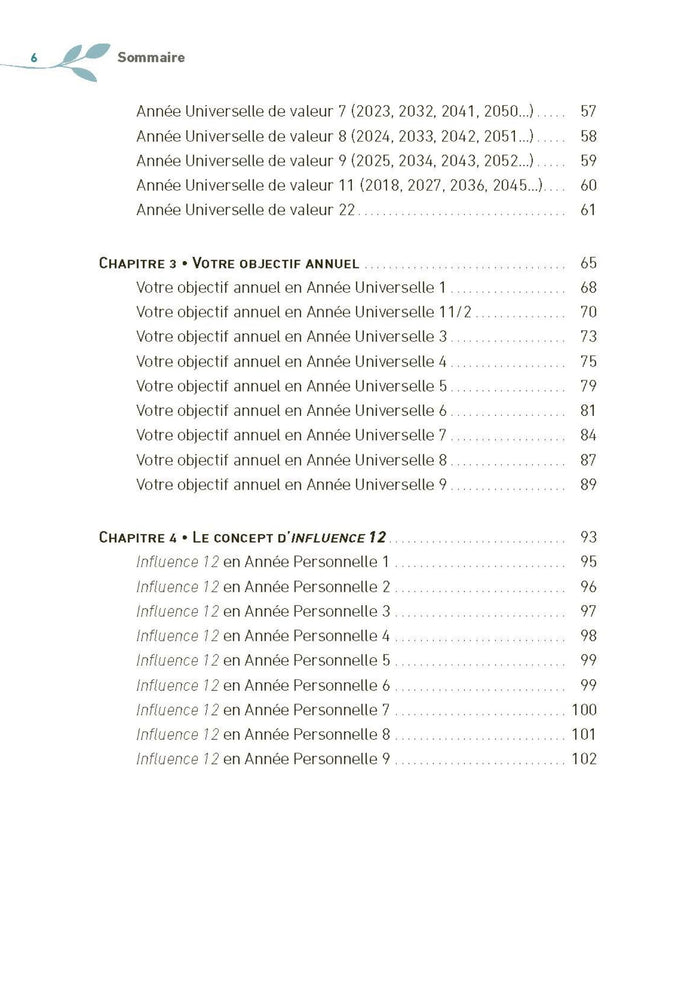 Numérologie, votre année personnelle