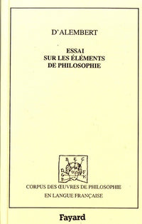 Essais sur les éléments de philosophie