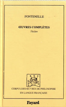Oeuvres complètes, Théâtre