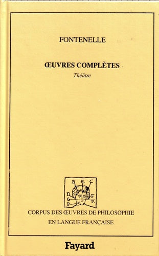 Oeuvres complètes, Théâtre