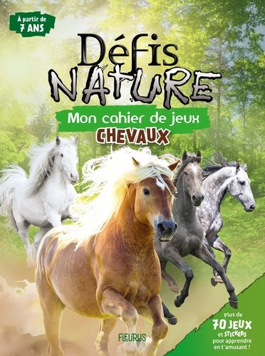 Mon cahier de jeux Chevaux