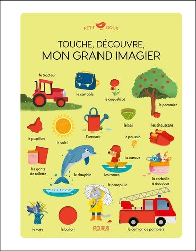 Touche, découvre, Mon grand imagier