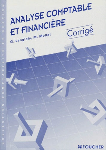 Analyse comptable et financière - Corrigé