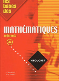 Les bases des mathématiques, mémento