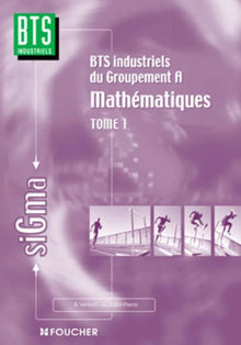 Mathématiques, tome 1 : Groupement A, BTS Industriels