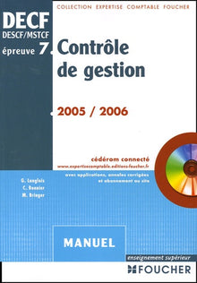 Contrôle de gestion DECF épreuve n° 7
