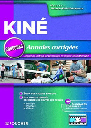 Annales corrigées concours d'entrée masseur-kinésithérapeute