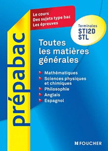 Toute les matières générales Terminale STI2d - STL
