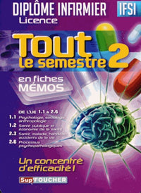 Tout le semestre 2 en fiches mémos: De l'U.E 1,1 à 2,6