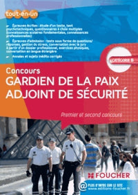 Concours gardien de la paix / adjoint de sécurité: Premier et second concours
