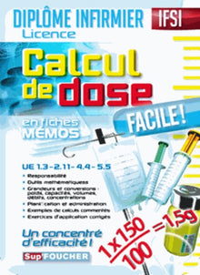 Calcul de dose facile en mémos fiches