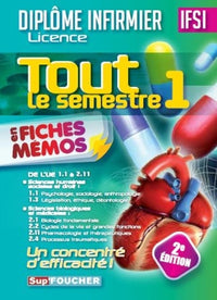 Tout le semestre 1 en fiches mémos: De l'UE 1.1 à 2.4