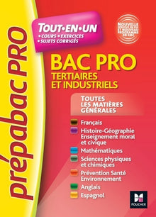 Prepabac Pro - Toutes les matières générales - Tertiaires et industriels - N°1