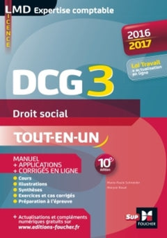 Droit social DCG 3: Manuel & applications