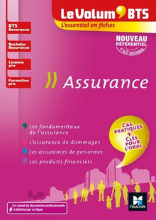 Le Volum' BTS - Assurance - BTS, Bachelor, Licence pro, formation pro - Révision et entrainement