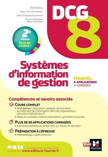 DCG 8 Systèmes d'information de gestion Manuel et applications