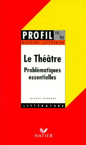 Le théâtre. Problématiques essentielles