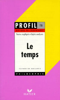 Le temps, notions philosophiques