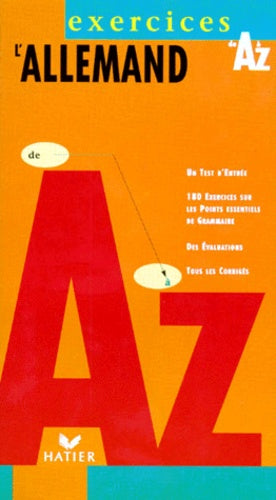 L'allemand de A à Z exercices, édition 97