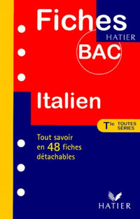 Fiches Bac italien, terminales toutes séries