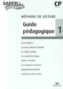 Saperlipopette : Lecture, CP, tome 1 : 1er et 2ème trimestre (Manuel du professeur)