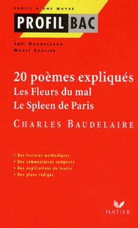 20 poemes expliques, Les Fleurs du Mal, Le Spleen de Paris