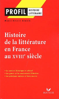 Profil d'une oeuvre : Histoire de la littérature au 18e siècle