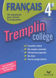 Tremplin Collège : Français, 4e