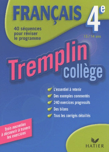 Tremplin Collège : Français, 4e