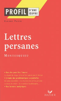 Profil - Montesquieu : Lettres persanes