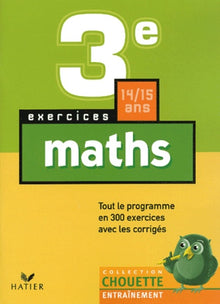 Chouette Entraînement : Maths, 3e