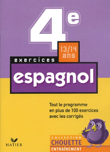 Chouette Entraînement : Espagnol, 4e