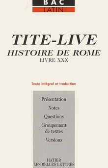 Histoire de Rome, livre XXX