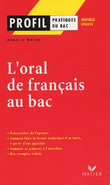 Profil : L'Oral de français au bac