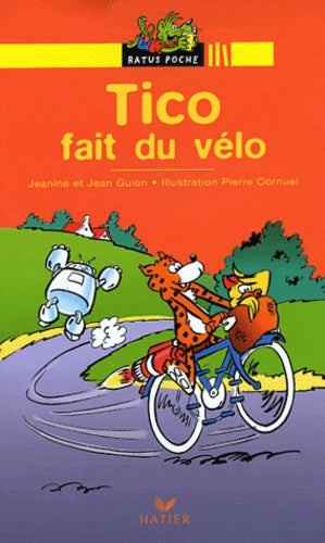 Tico fait du vélo