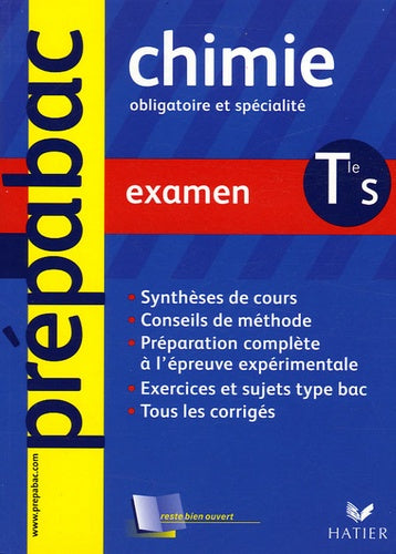Chimie Tle S: Examen