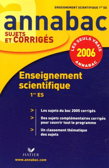 Enseignement scientifique 1e ES