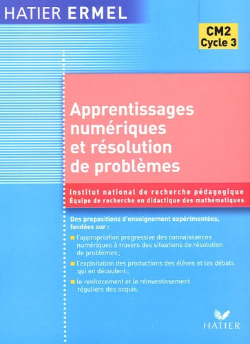 Ermel - Apprentissages numériques et résolution de problèmes CM2