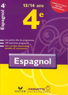 Espagnol 4e: 13-14 Ans