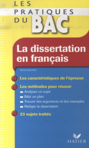 La dissertation en français