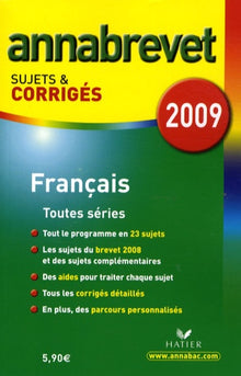 Français 3e toutes séries: Sujets et corrigés
