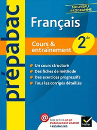 Français 2de - Prépabac Cours & entraînement