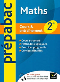 Maths 2de - Prépabac Cours & entraînement: Cours, méthodes et exercices - Seconde